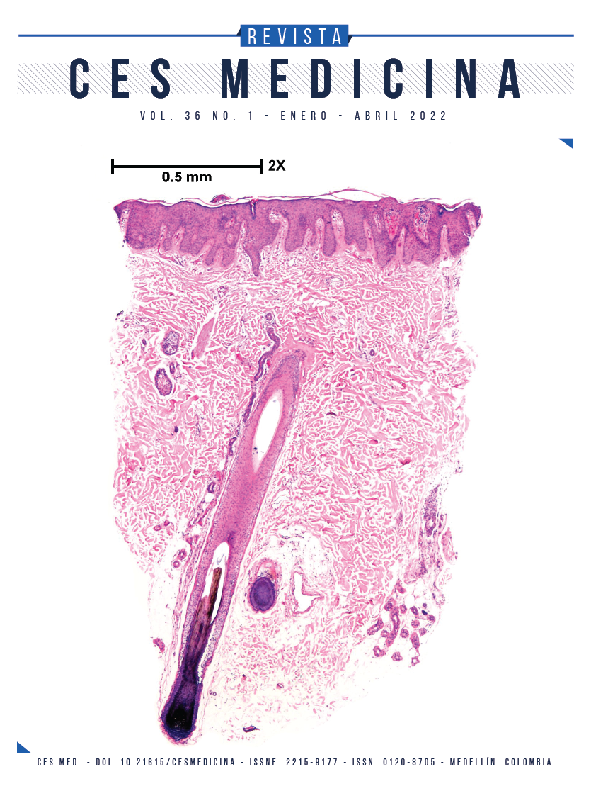 Portada Revista Ces Medicina 36(1) 2022