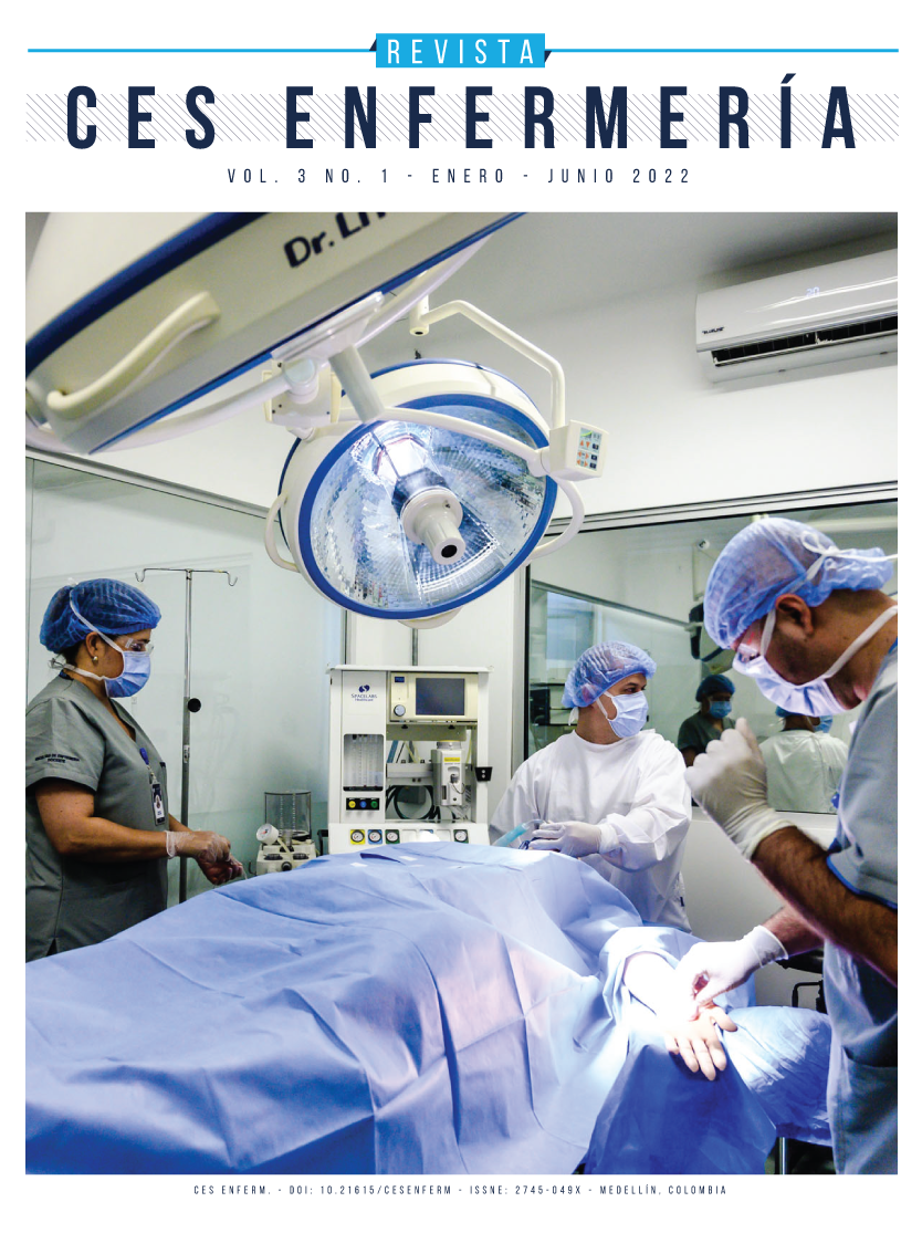 Portada Revista CES Enfermería 3(1) 2022