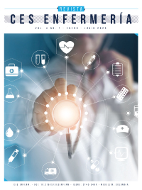 Portada Revista CES Enfermería Vol 4 no. 1 2023