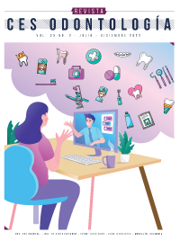 Portada Revista CES Odontología Vol 35 no. 2 2022