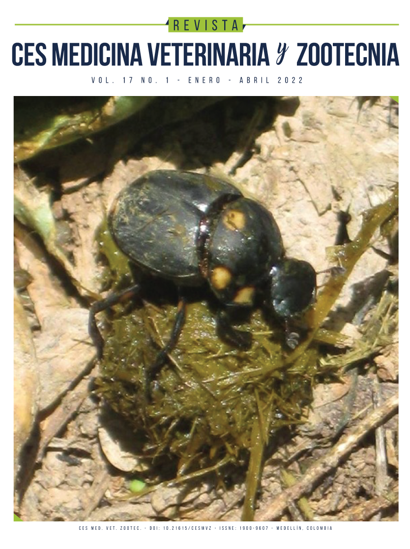 Portada Revista CES MVZ Vol 17 no. 1 2022