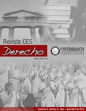 					Ver Vol. 5 Núm. 2 (2014): CES Derecho
				