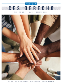 Portada Revista CES Derecho Vol 13 no. 2 2022